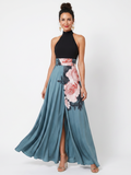 OLYMPAS | Floral Maxi Dress