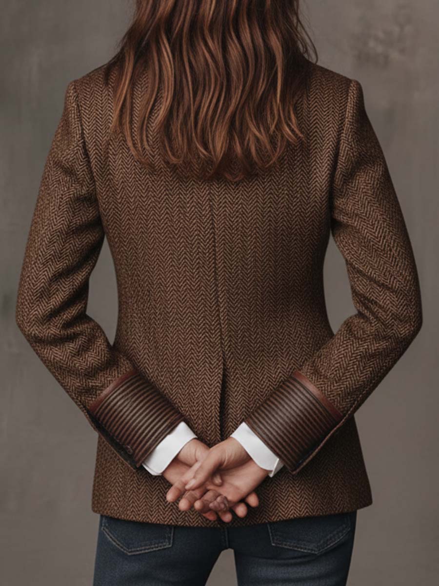 Sabine | Printed Panel Blazer