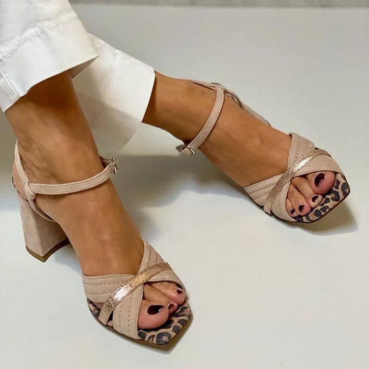 Paula | Animal Print Comfort Sandals