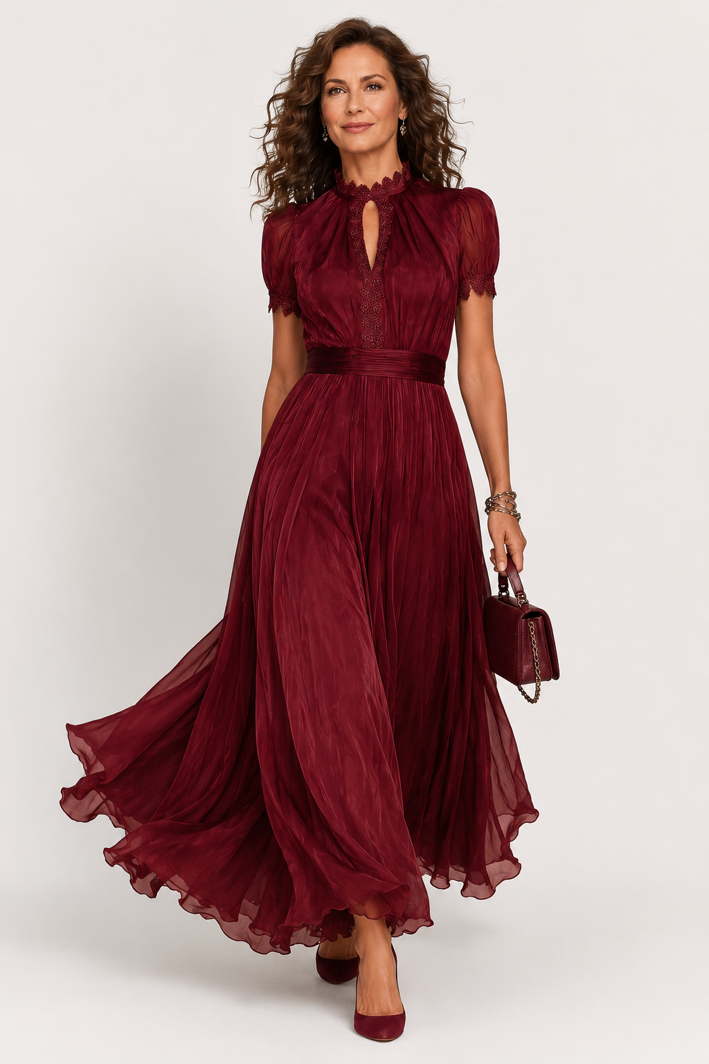 LESLEY | Elegant Midi Dress