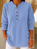 Neva | Button Henley Tunic Dress
