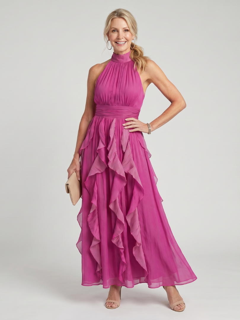 OREA | Ruffle Maxi Dress