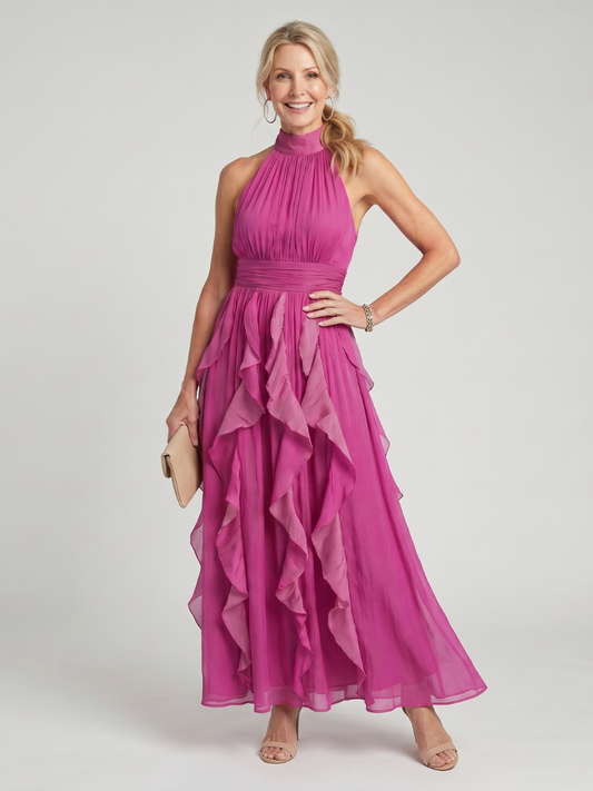 OREA | Ruffle Maxi Dress