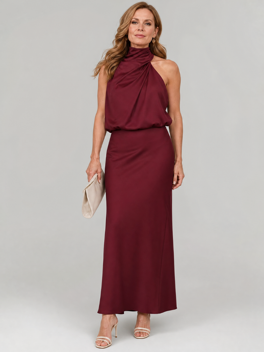 NOPAL | Draped Midi Dress