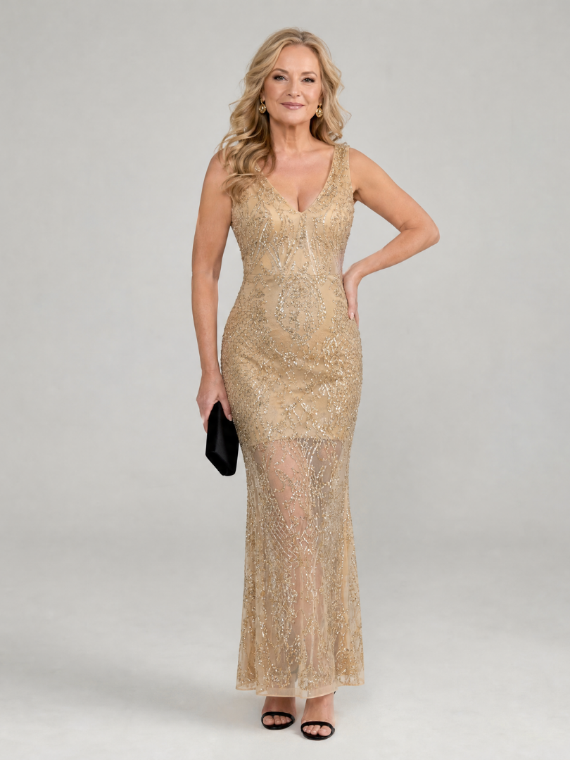 SIREA | Sequin Midi Dress