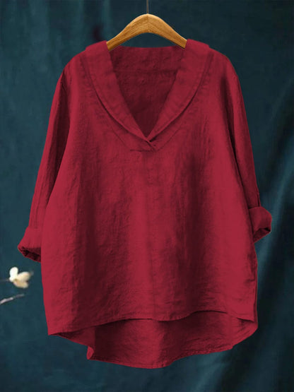 Hortense | V-Neck Fluide Blouse