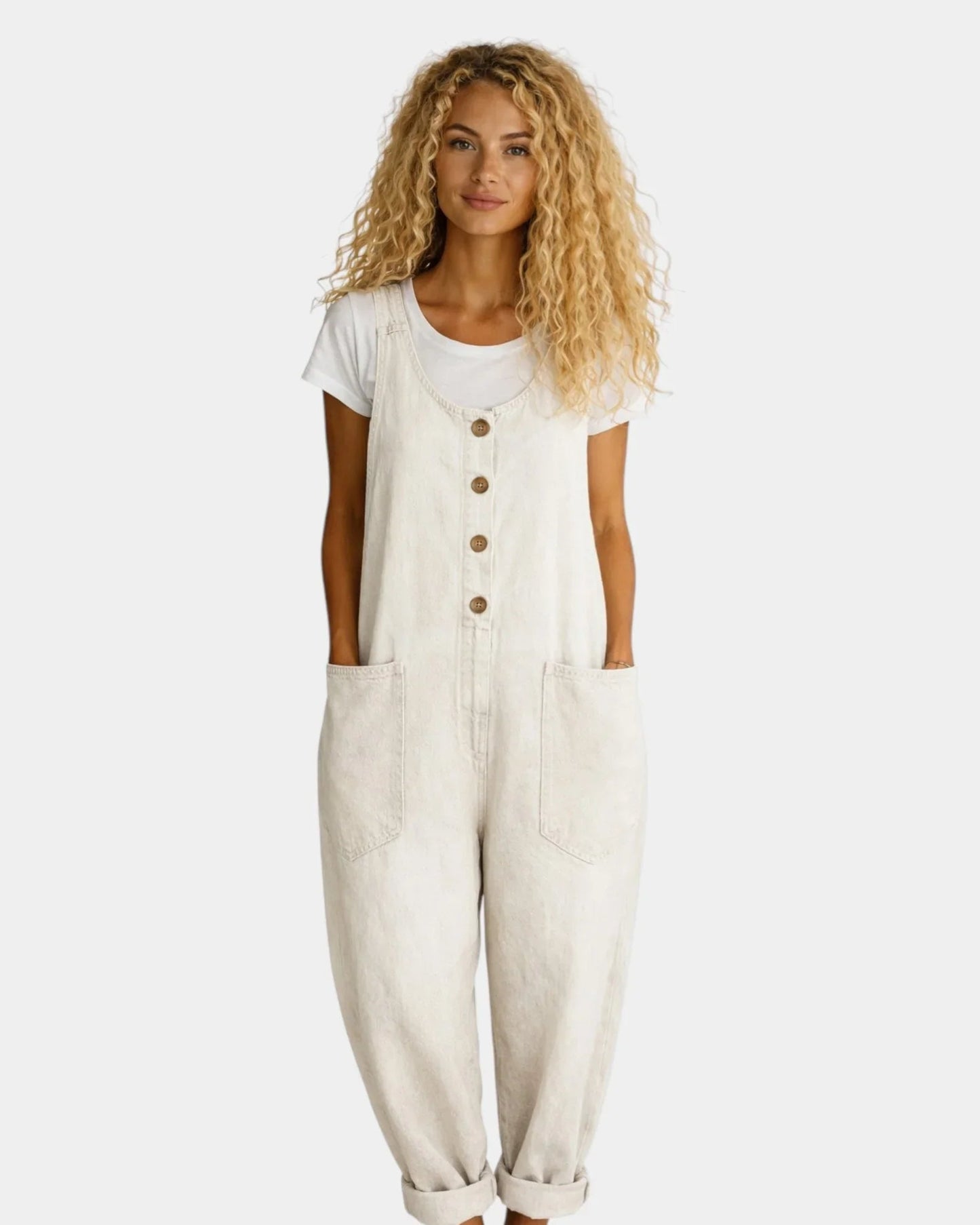 Lorena | Vintage Washed Denim Overalls
