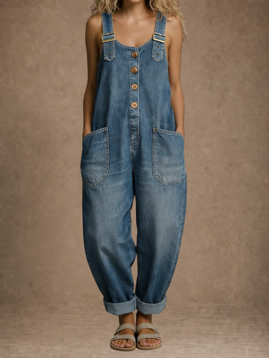 Molly | Denim Jumpsuit