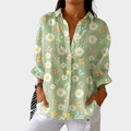 Jeanne | Botanical Daisy Shirt