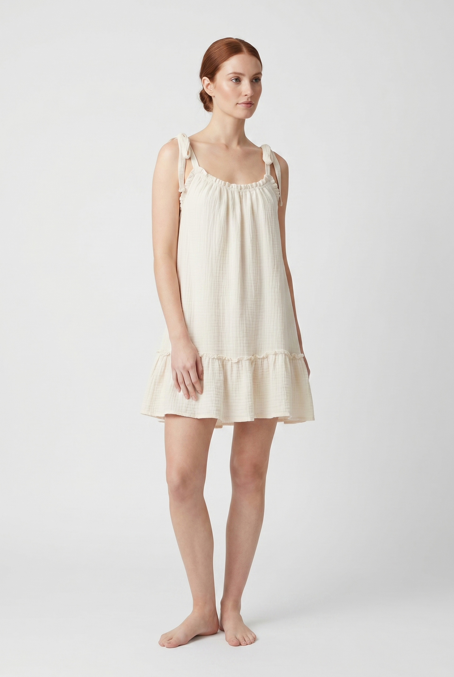 Helena | Relaxed Open-Back Mini Dress