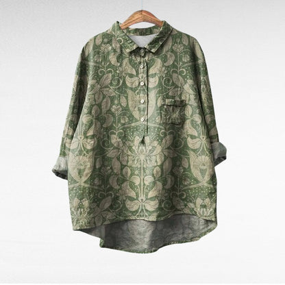 Marjolaine | Floral Rétro Blouse