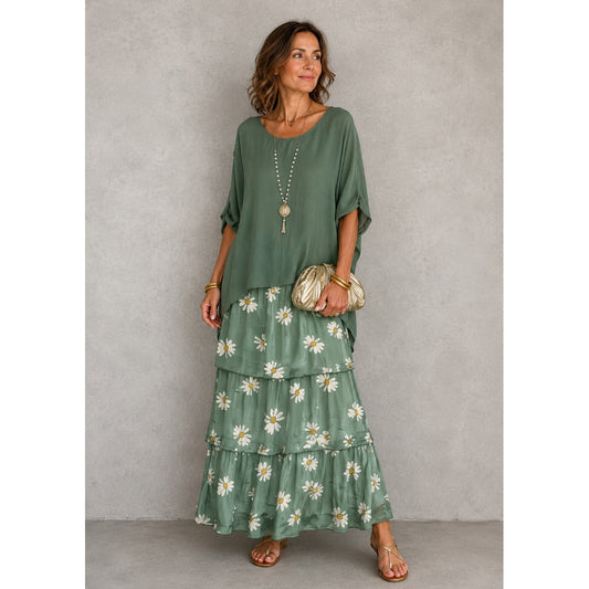Lara | Elegant Flowing Maxi Dress