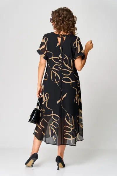 Pauline | Elegant Printed Dress