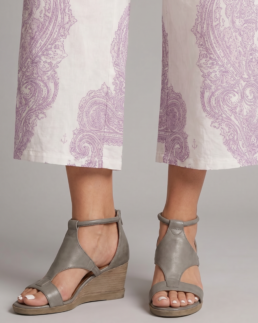 Elokeza | Open Toe Wedge Comfort Sandals