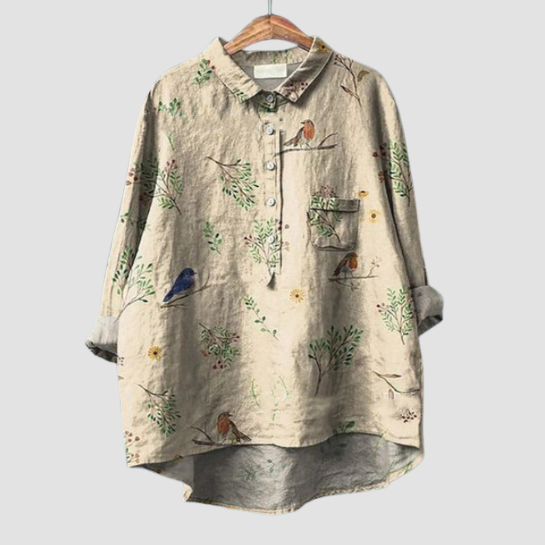 Faustine | Delicate Nature Blouse - women's blouse