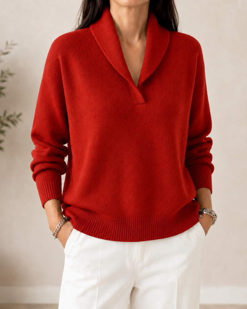 Linda | Soft V-Neck Jumper