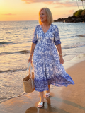 Rivaine | Porcelain Midi Dress