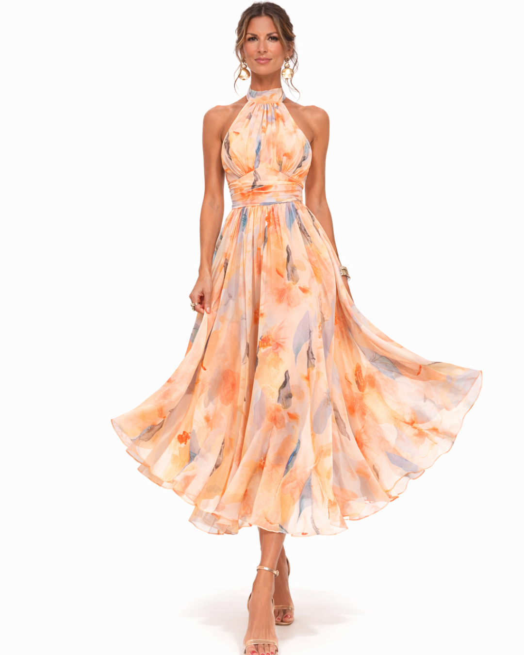 Elza | Halter-Neck Dress