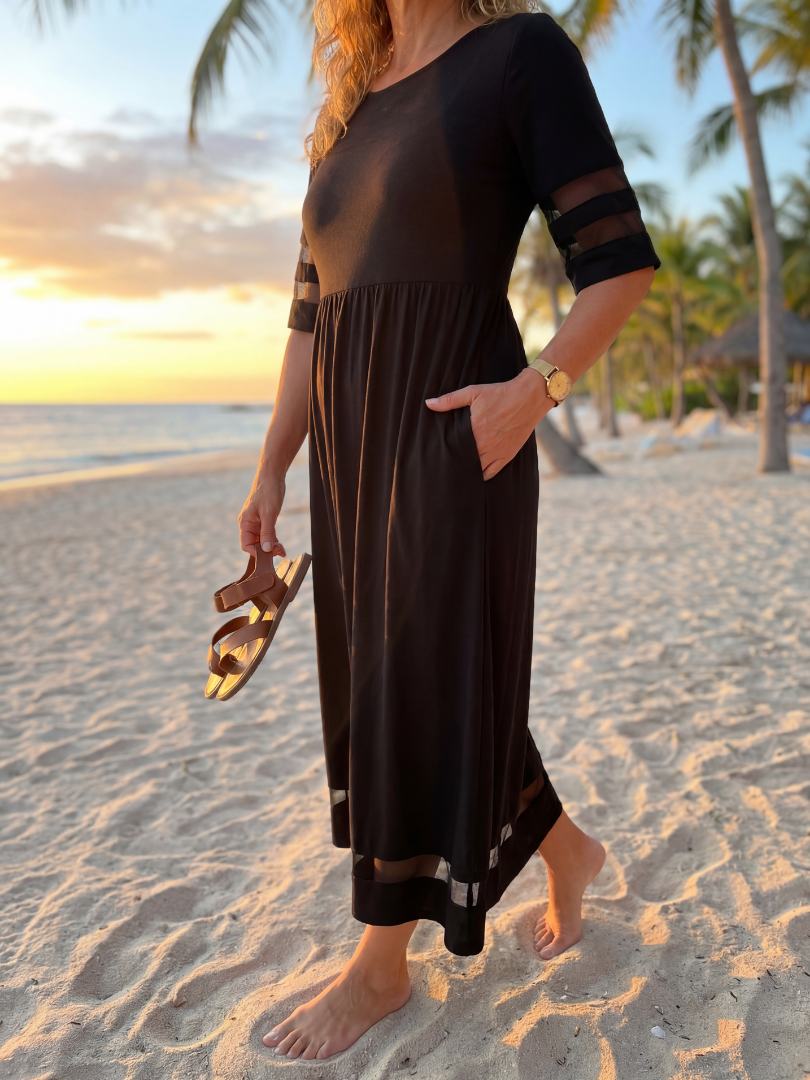 Evonelle | Evening Ease Midi Dress