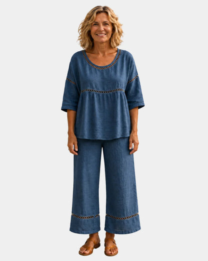 Bonne | Fresh Blouse & Matching Pants Set