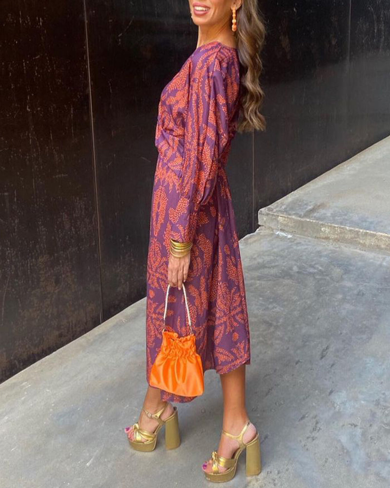 Isadora™ | Printed Midi Dress