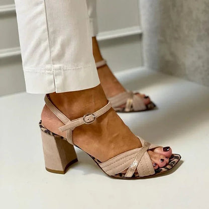 Paula | Animal Print Comfort Sandals