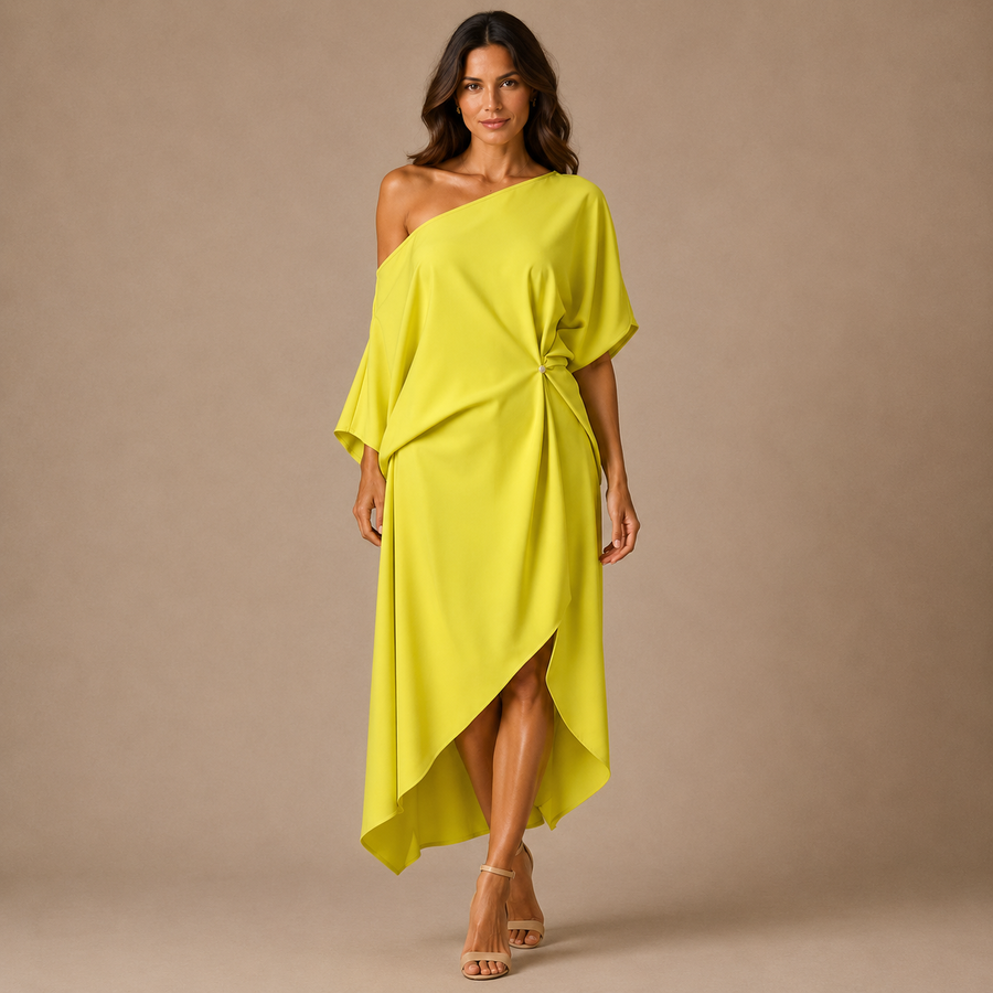 EMERY | Elegant Asymmetrical Dress
