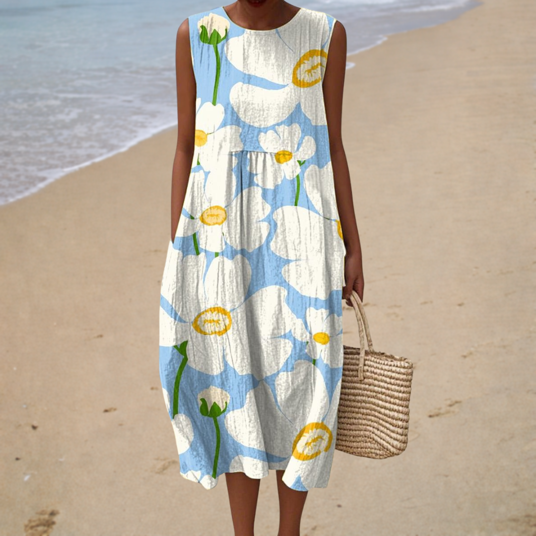 Daisy | Sunlit Graphic Dress - women's dress