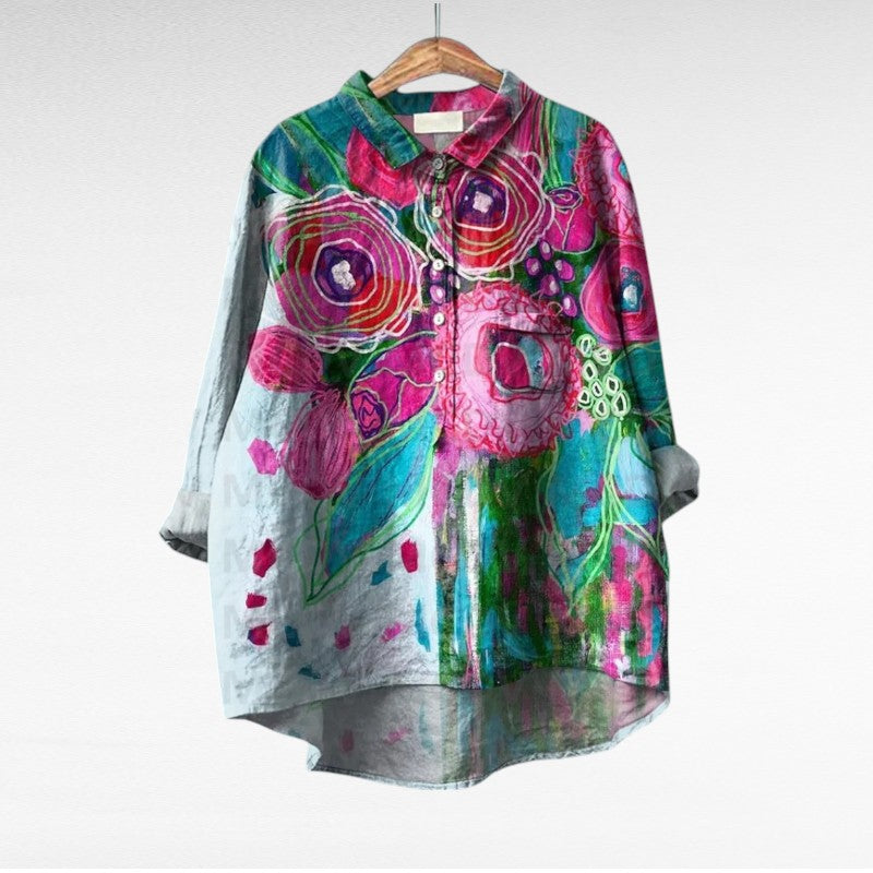 Esmée | Floral Artistic Blouse