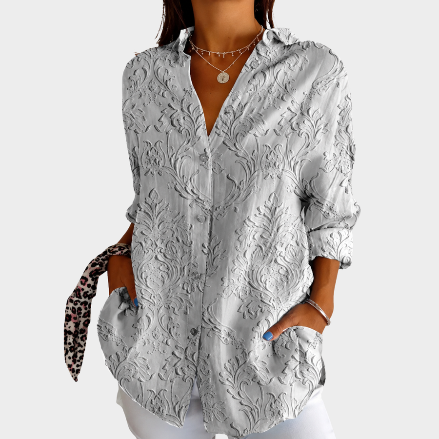 Doris | Elegant Pattern Blouse
