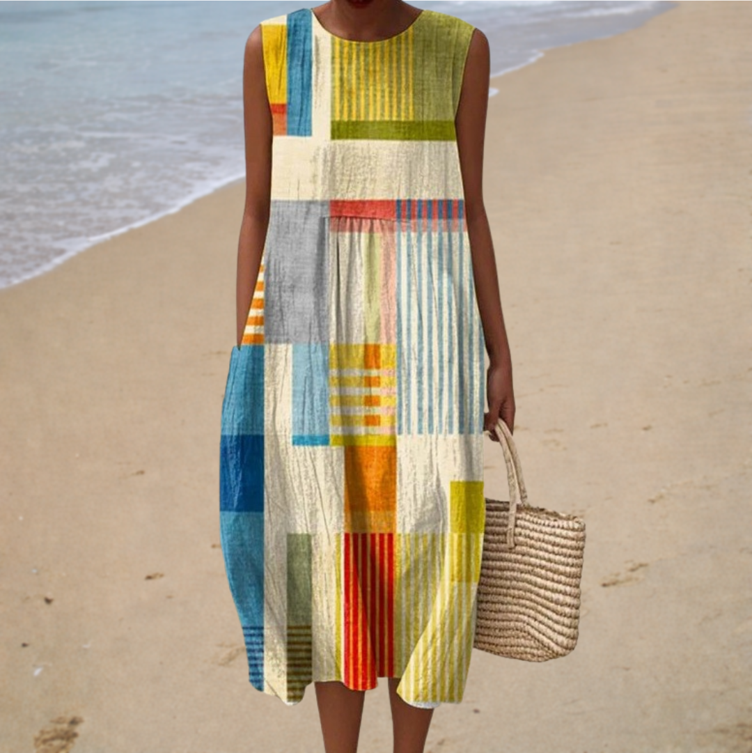 Madeleine | Midi Dress Graphic - women's dress
