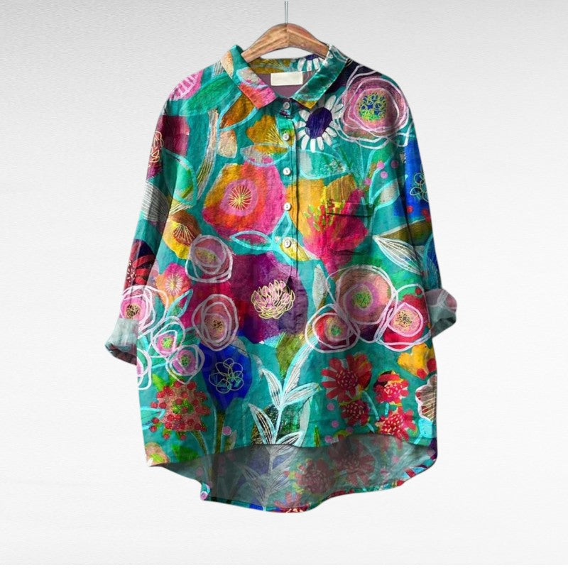 Esmée | Floral Artistic Blouse