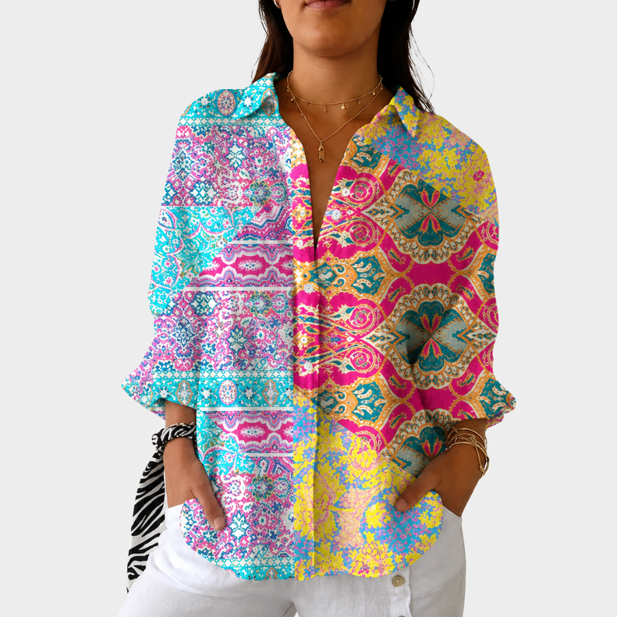 Dolores | Colorful Bohemian Shirt