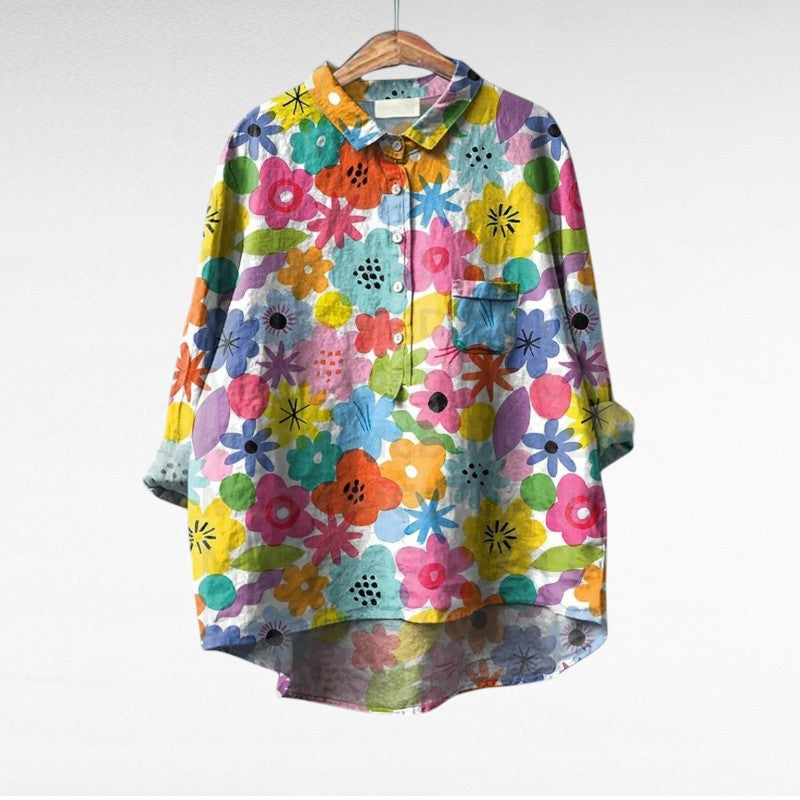 Esmée | Floral Artistic Blouse