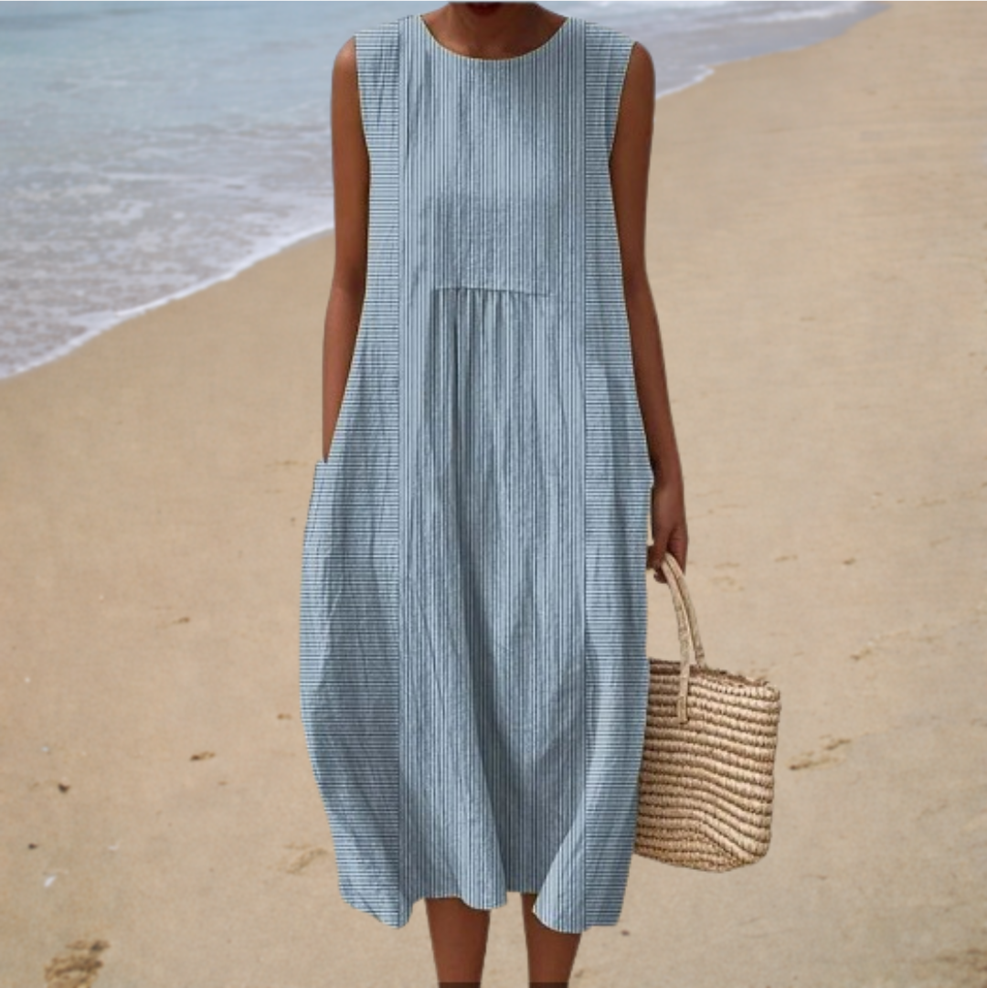 Noémie | Midi Dress Minimaliste - women's dress