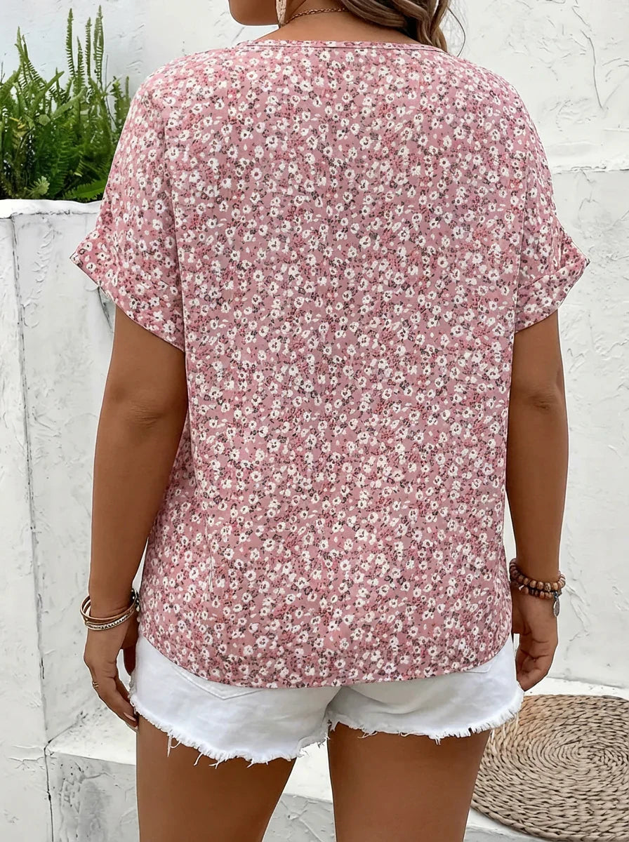 Astrid | Chic Floral Print Blouse