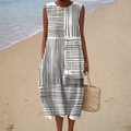 Mathilde | Midi Dress Graphic