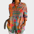 Sarah | Colorful Garden Shirt