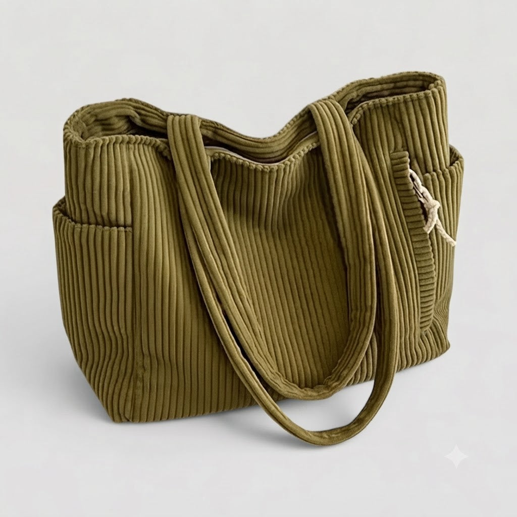 Olivia | Corduroy Shoulder Bag
