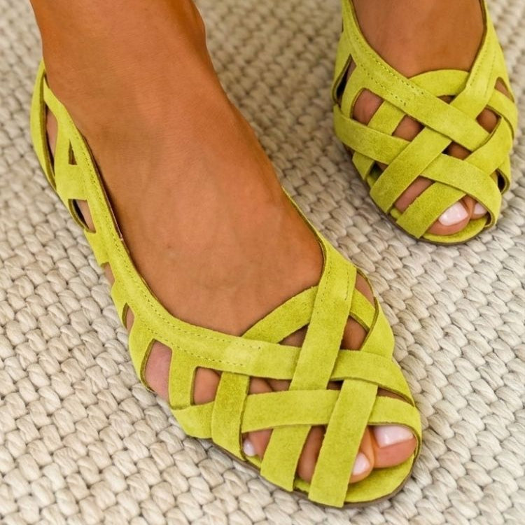 Caterina | Colorful Braided Comfort Sandals