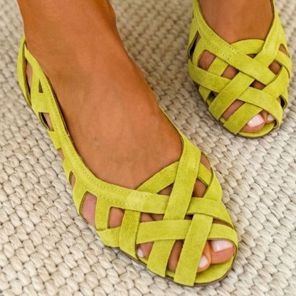 Caterina | Colorful Braided Comfort Sandals