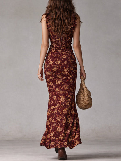 Mayfair | Elegant Retro Long Dress