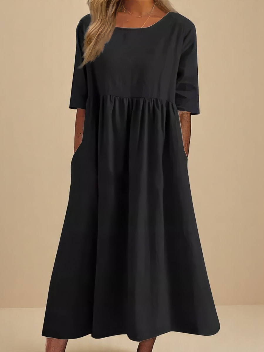 Emily | Classic Mid Sleeve Dress