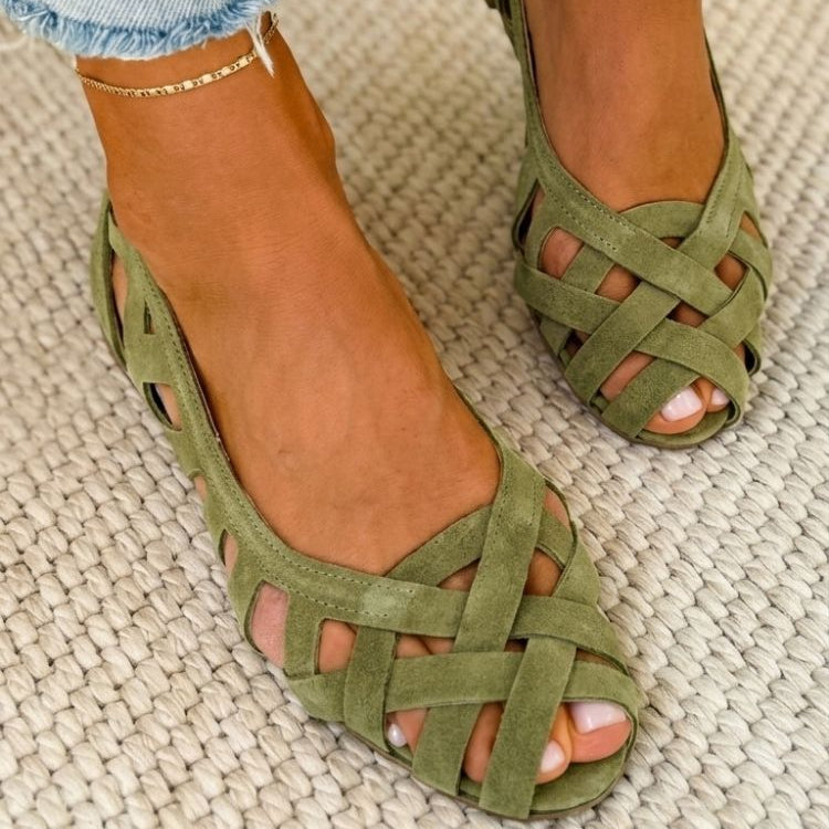 Caterina | Colorful Braided Comfort Sandals