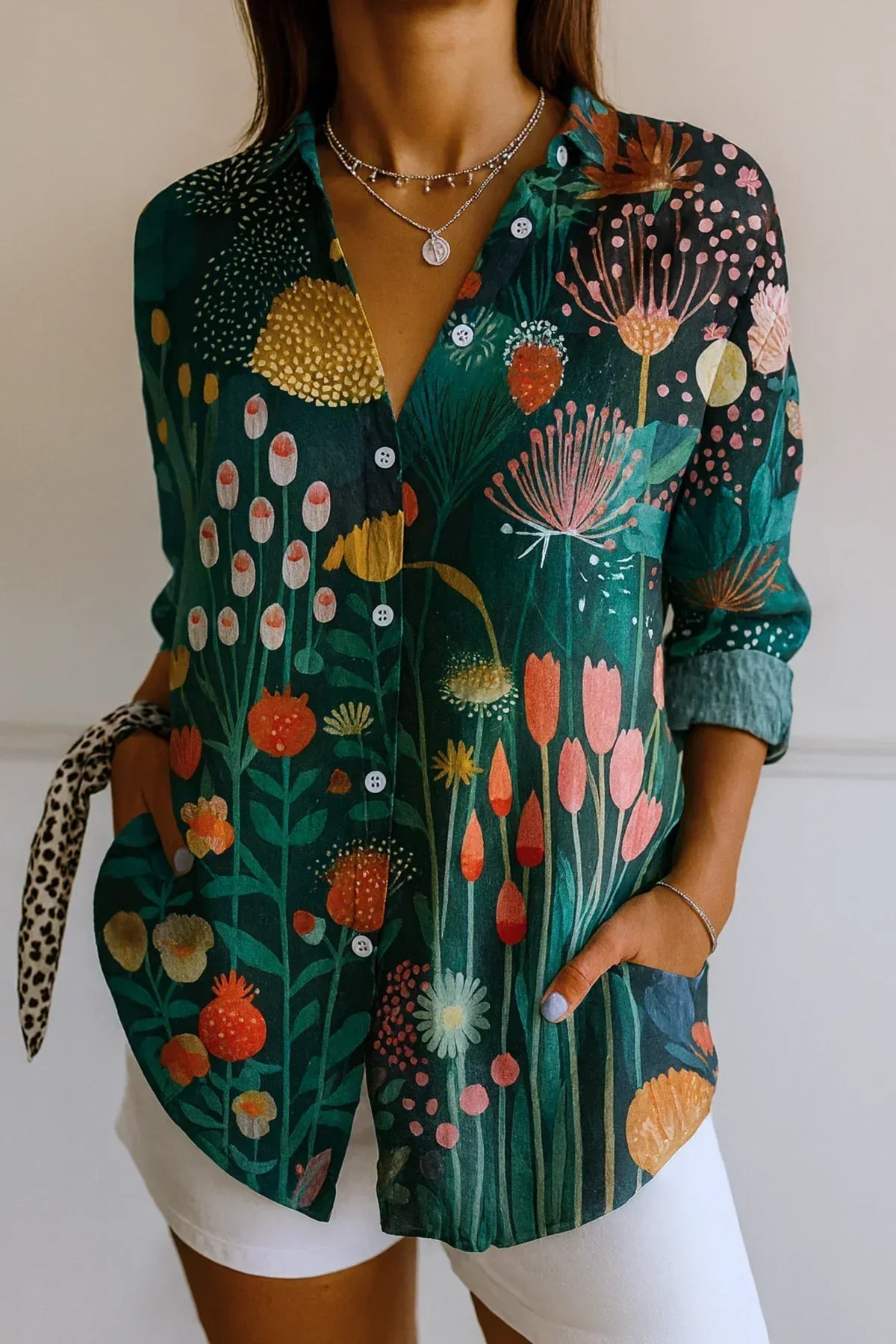 ASTRID | Colorful Pattern Blouse
