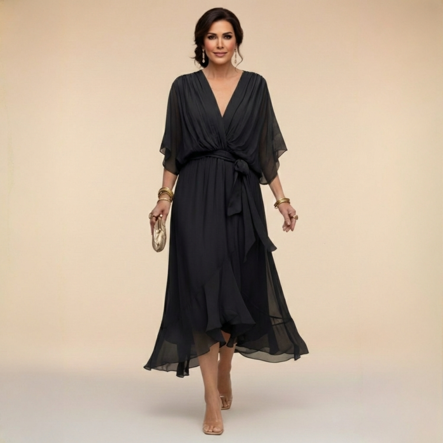 Sofija | Feminine Belted Dress