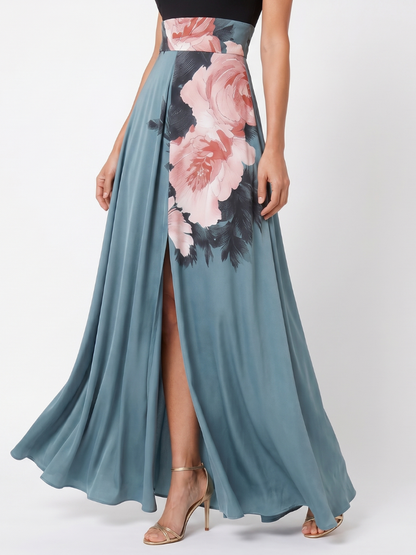 OLYMPAS | Floral Maxi Dress