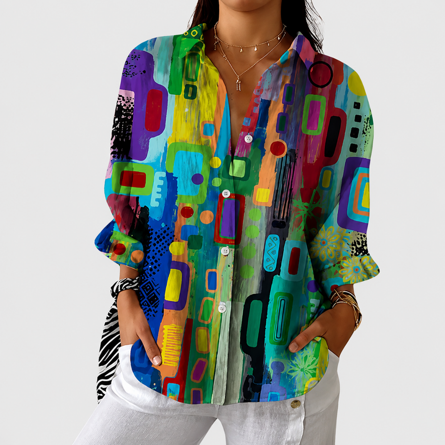 Judith | Artistic Pattern Shirt