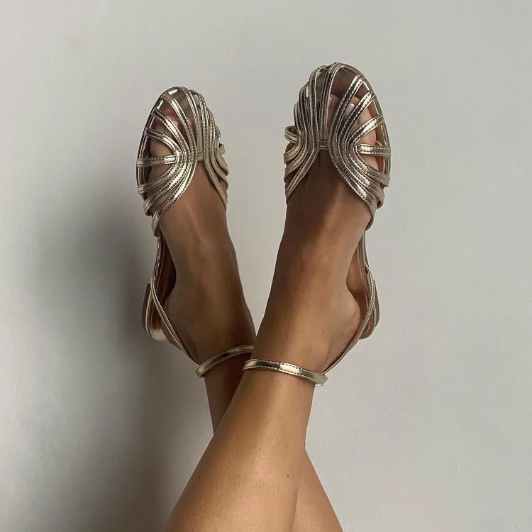 Vittoria | Flat Jewel Comfort Sandals