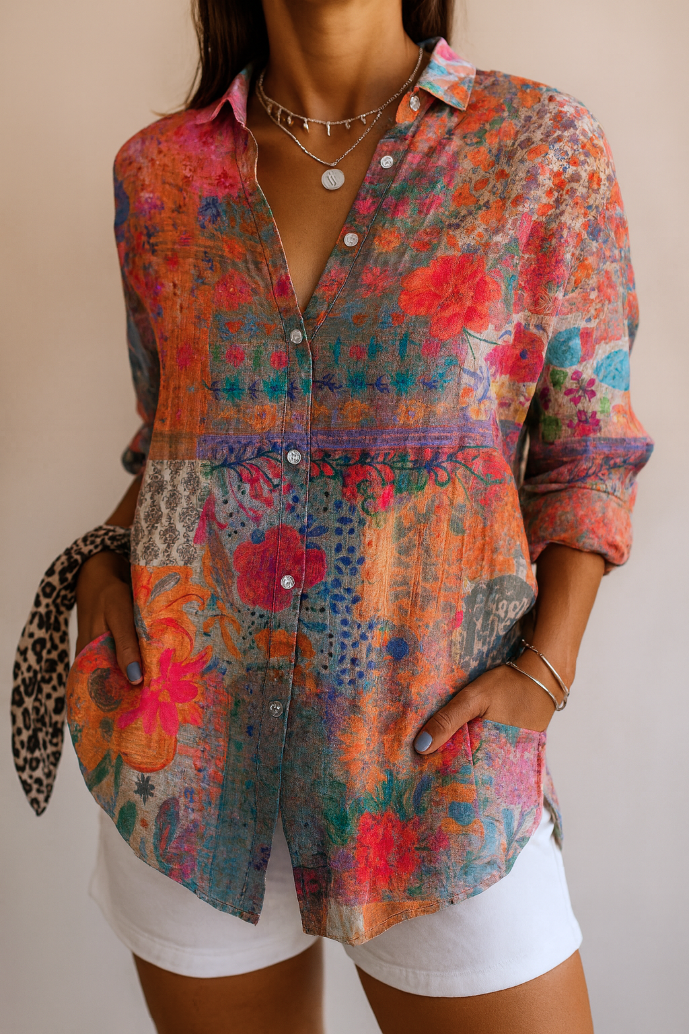ASTRID | Colorful Pattern Blouse